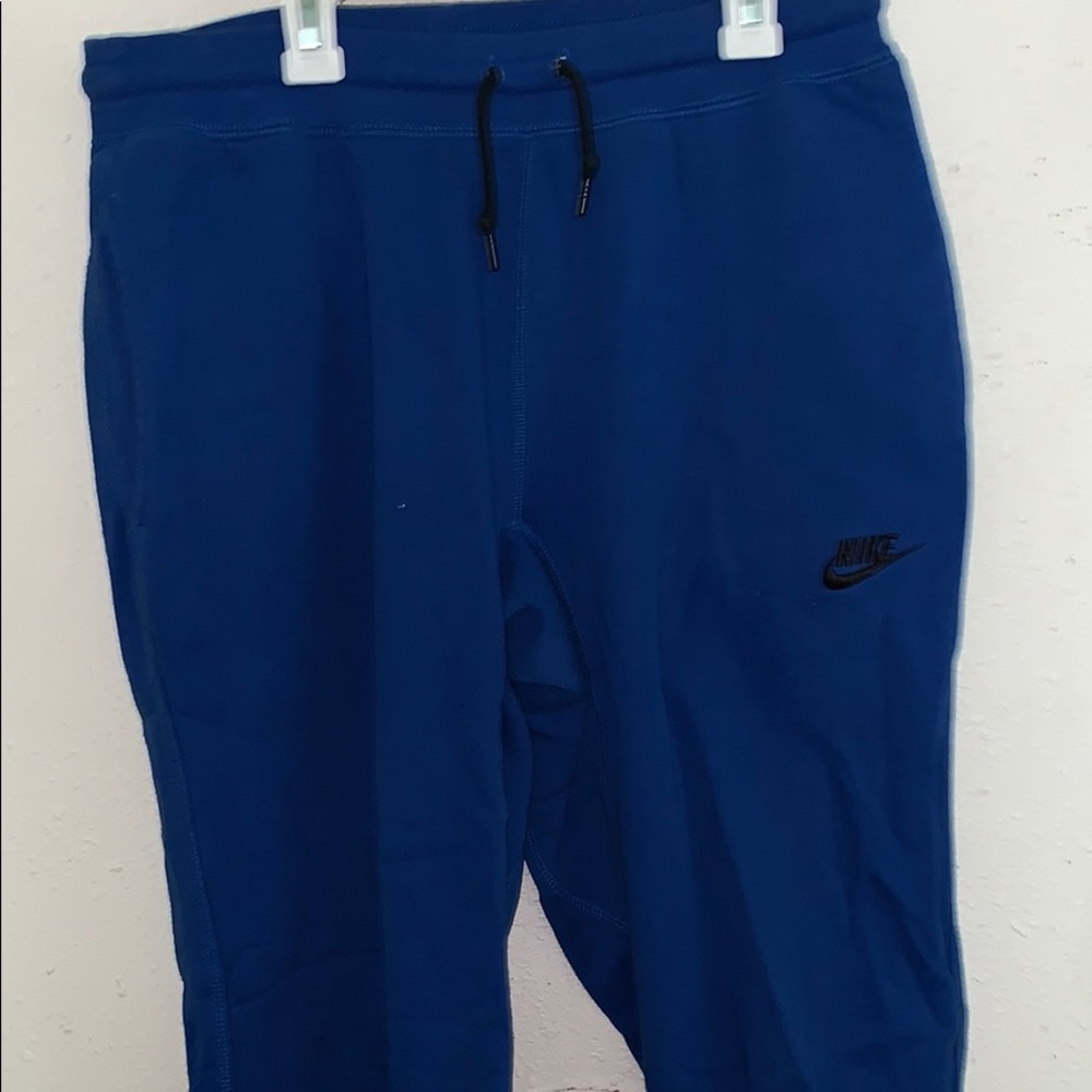 Blue Nike Joggers.